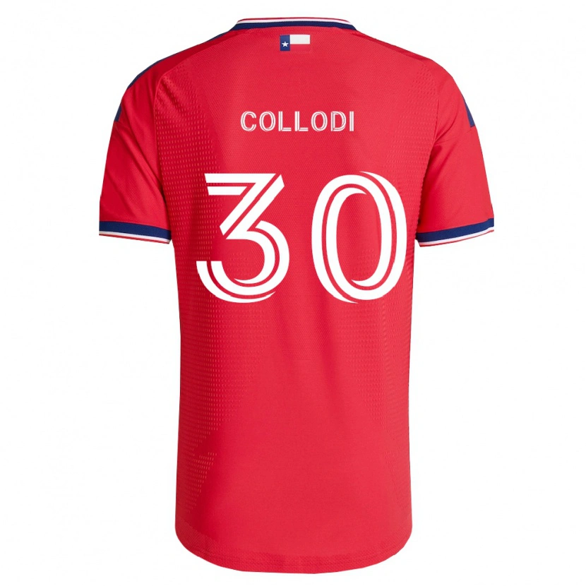 Danxen Criança Camisola Michael Collodi #30 Vermelho Azul Branco Principal 2026/27 Camisa Brasil