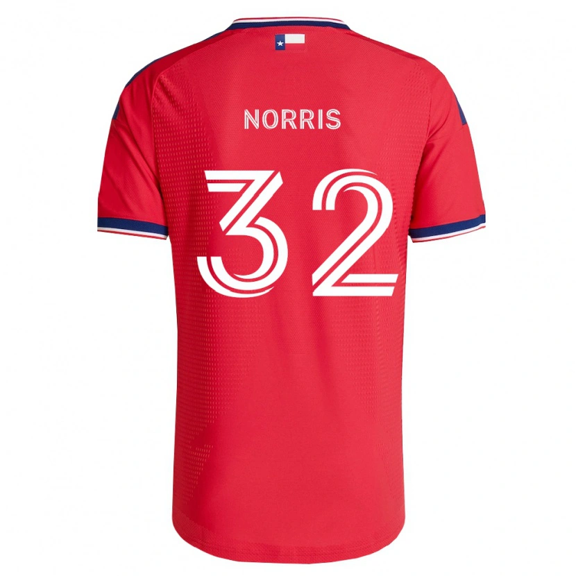 Danxen Criança Camisola Nolan Norris #32 Vermelho Azul Branco Principal 2026/27 Camisa Brasil