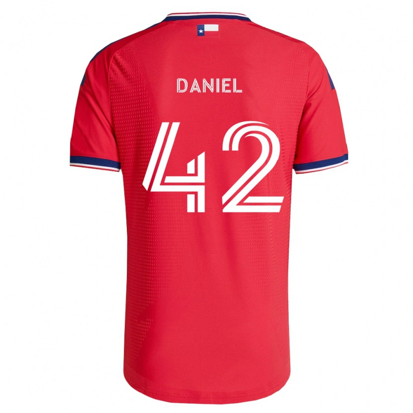 Danxen Criança Camisola Daniel De Sousa Britto #42 Vermelho Azul Branco Principal 2026/27 Camisa Brasil
