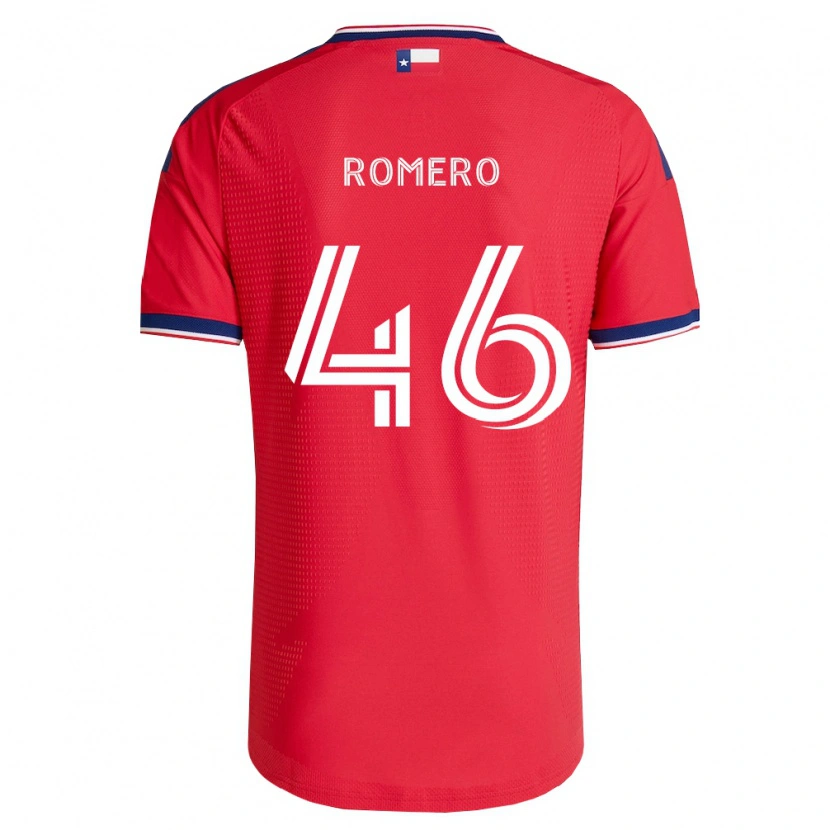 Danxen Criança Camisola Isaac Romero #46 Vermelho Azul Branco Principal 2026/27 Camisa Brasil