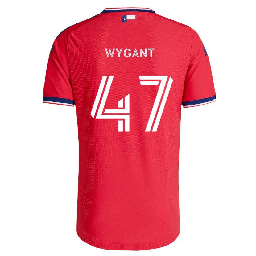 Danxen Criança Camisola Christian Wygant #47 Vermelho Azul Branco Principal 2026/27 Camisa Brasil