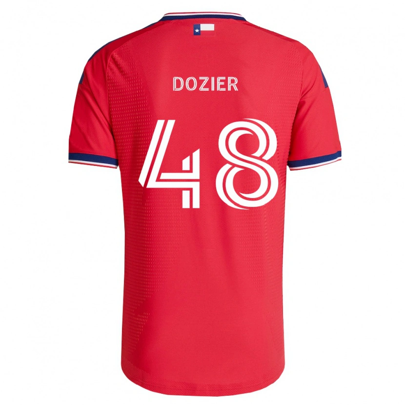 Danxen Criança Camisola Jonathon Dozier #48 Vermelho Azul Branco Principal 2026/27 Camisa Brasil
