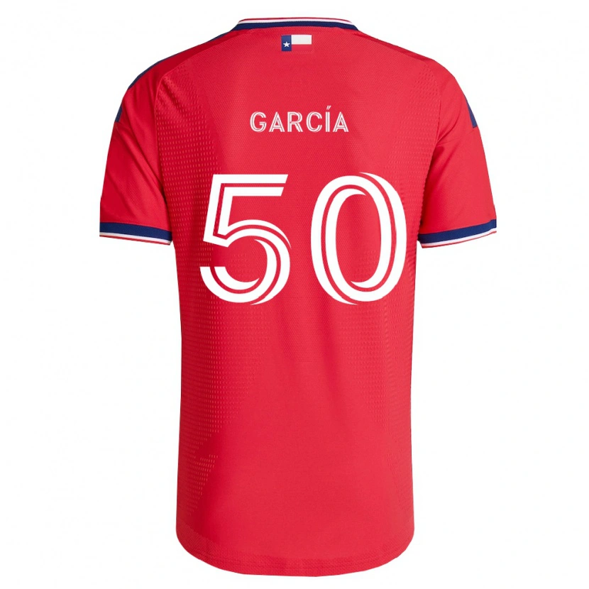 Danxen Criança Camisola Diego García #50 Vermelho Azul Branco Principal 2026/27 Camisa Brasil