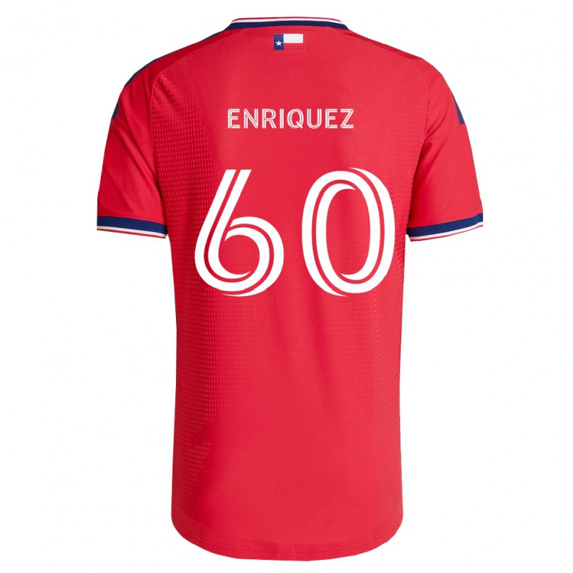 Danxen Criança Camisola Fabian Enriquez #60 Vermelho Azul Branco Principal 2026/27 Camisa Brasil