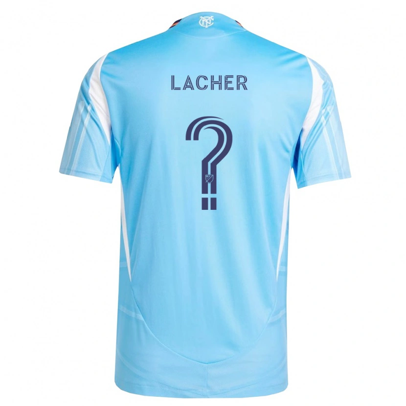 Danxen Criança Camisola Julien Lacher #0 Azul Celeste Branco Principal 2026/27 Camisa Brasil