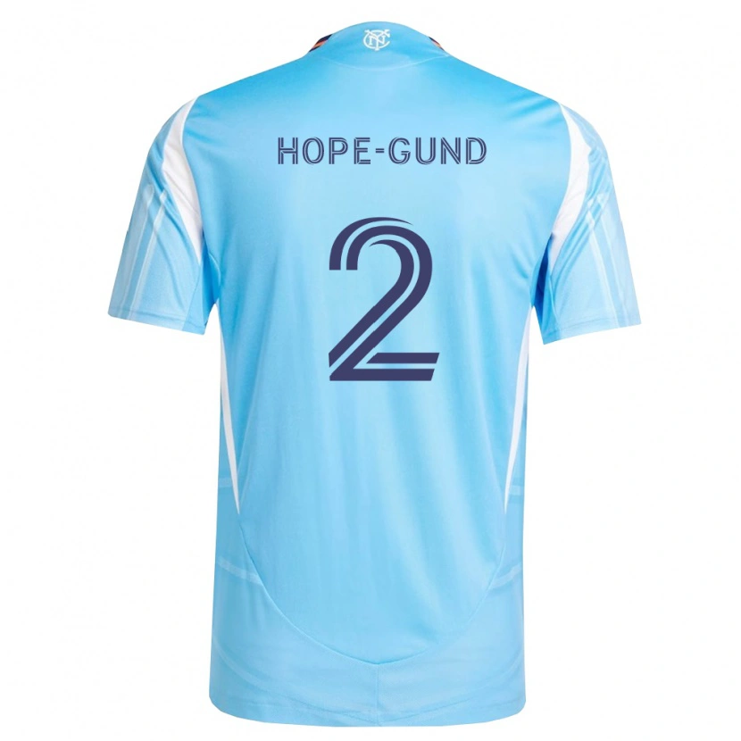 Danxen Criança Camisola Rio Hope-Gund #2 Azul Celeste Branco Principal 2026/27 Camisa Brasil