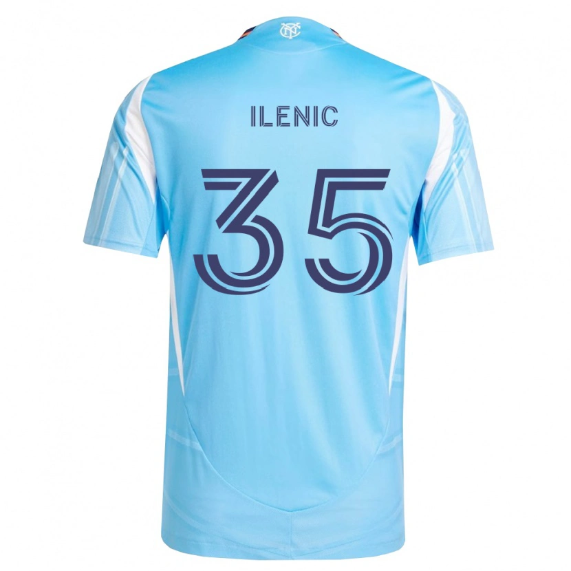 Danxen Criança Camisola Mitja Ilenic #35 Azul Celeste Branco Principal 2026/27 Camisa Brasil
