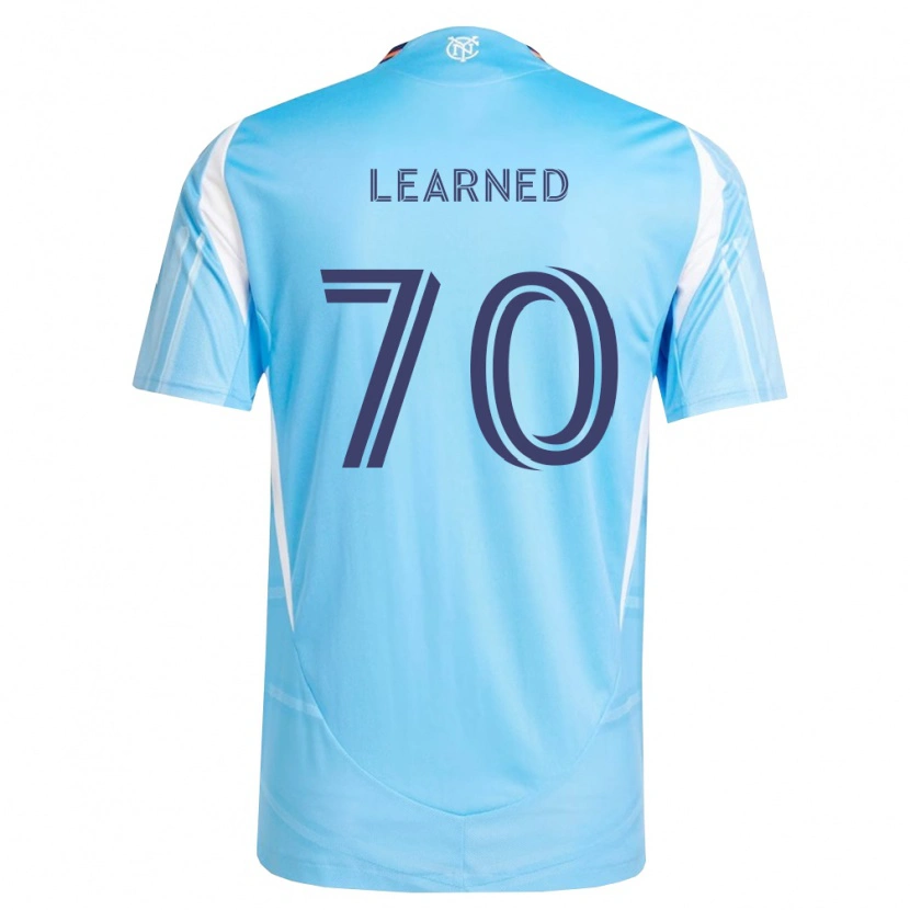 Danxen Criança Camisola Mac Learned #70 Azul Celeste Branco Principal 2026/27 Camisa Brasil