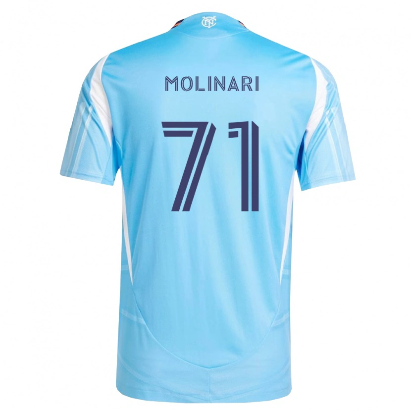Danxen Criança Camisola Peter Molinari #71 Azul Celeste Branco Principal 2026/27 Camisa Brasil