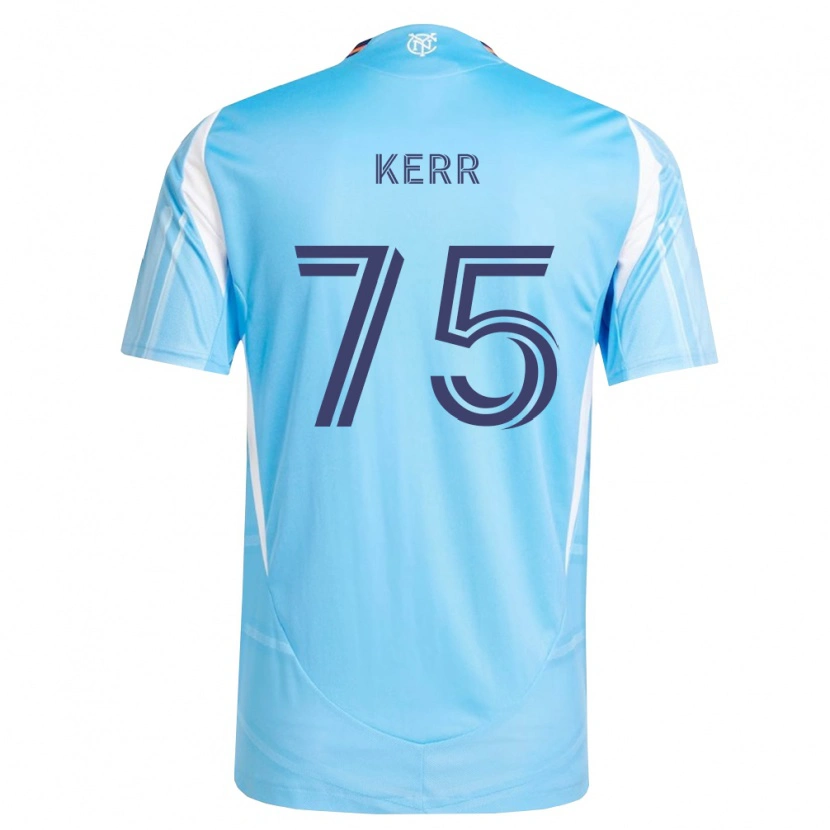 Danxen Criança Camisola Drew Kerr #75 Azul Celeste Branco Principal 2026/27 Camisa Brasil
