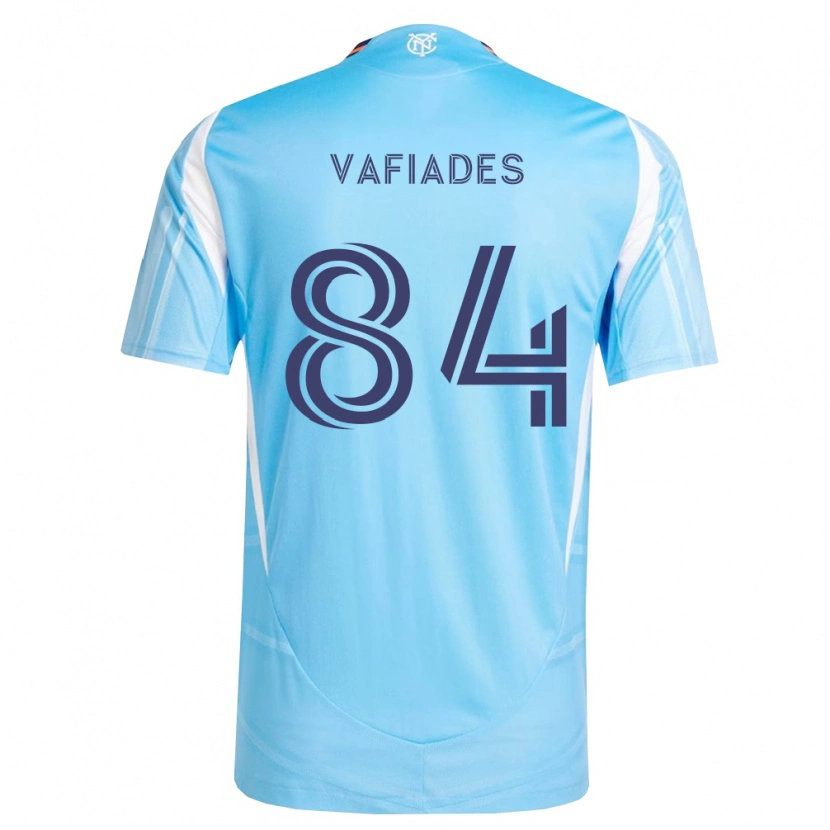 Danxen Criança Camisola Niccolo Vafiades #84 Azul Celeste Branco Principal 2026/27 Camisa Brasil