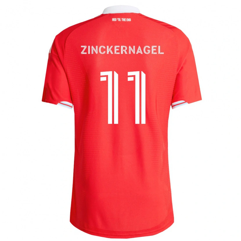 Danxen Criança Camisola Philip Zinckernagel #11 Vermelho Azul Profundo Branco Principal 2026/27 Camisa Brasil