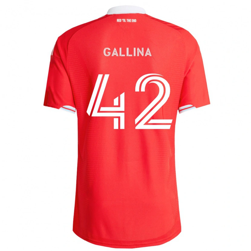 Danxen Criança Camisola Henrique Gallina #42 Vermelho Azul Profundo Branco Principal 2026/27 Camisa Brasil