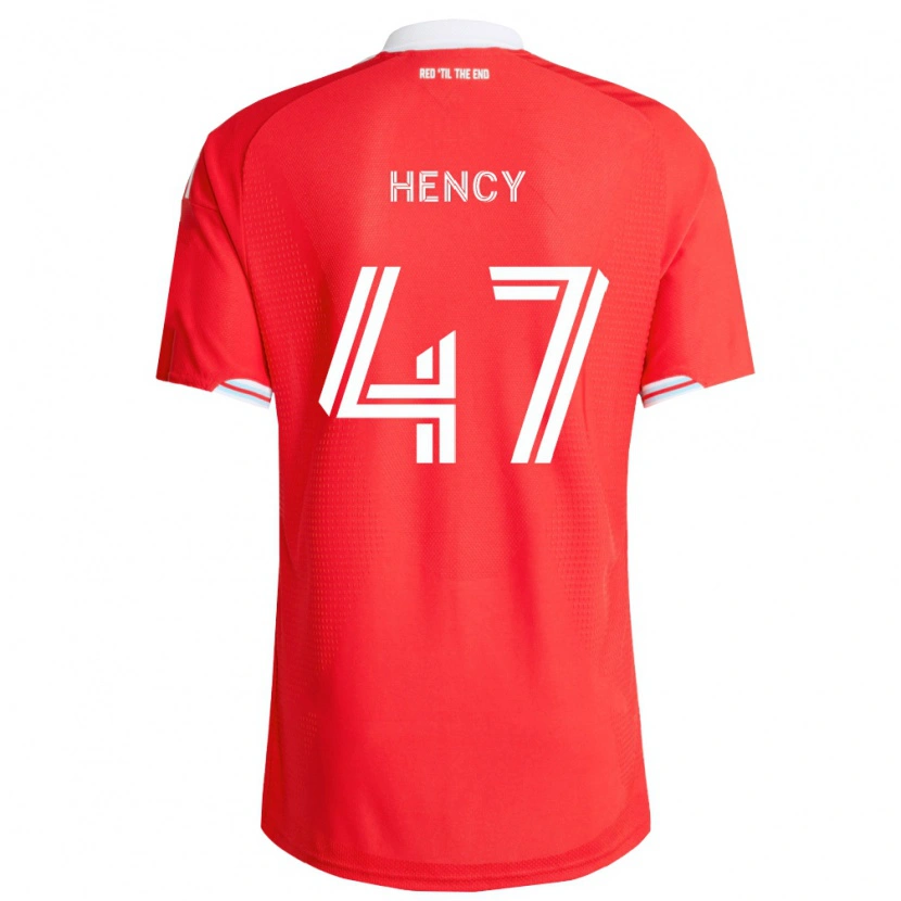 Danxen Criança Camisola Billy Hency #47 Vermelho Azul Profundo Branco Principal 2026/27 Camisa Brasil