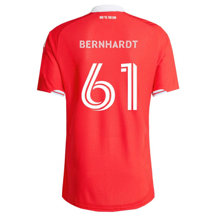 Danxen Criança Camisola Harrison Bernhardt #61 Vermelho Azul Profundo Branco Principal 2026/27 Camisa Brasil
