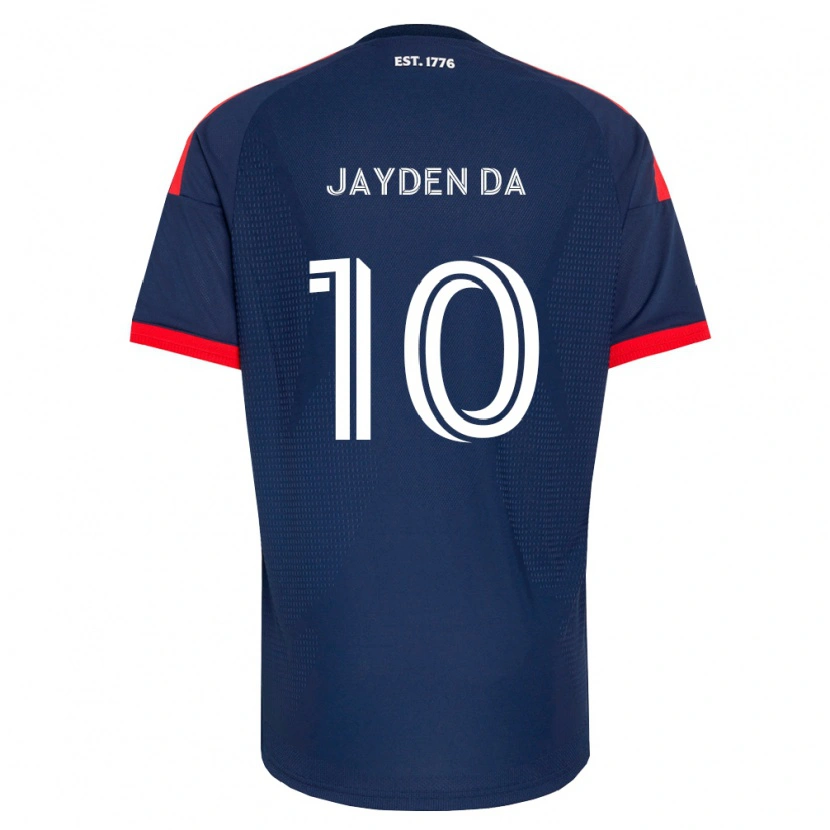 Danxen Criança Camisola Jayden Da #10 Azul Real Vermelho Branco Principal 2026/27 Camisa Brasil