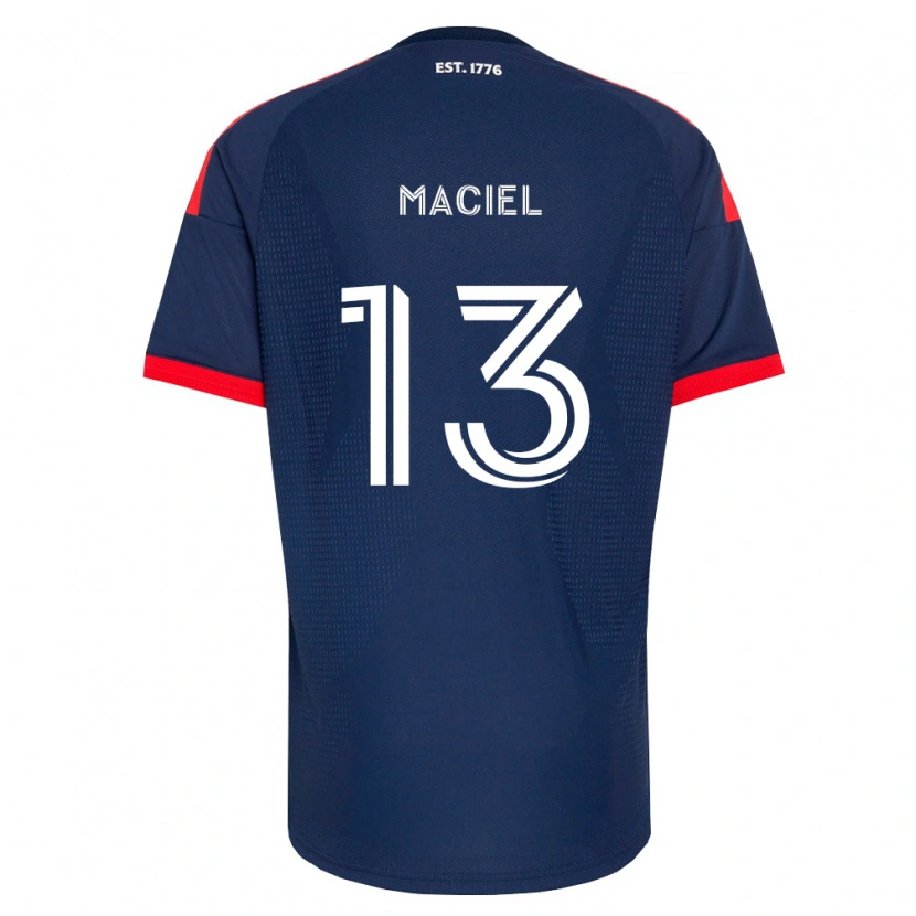 Danxen Criança Camisola Maciel #13 Azul Real Vermelho Branco Principal 2026/27 Camisa Brasil