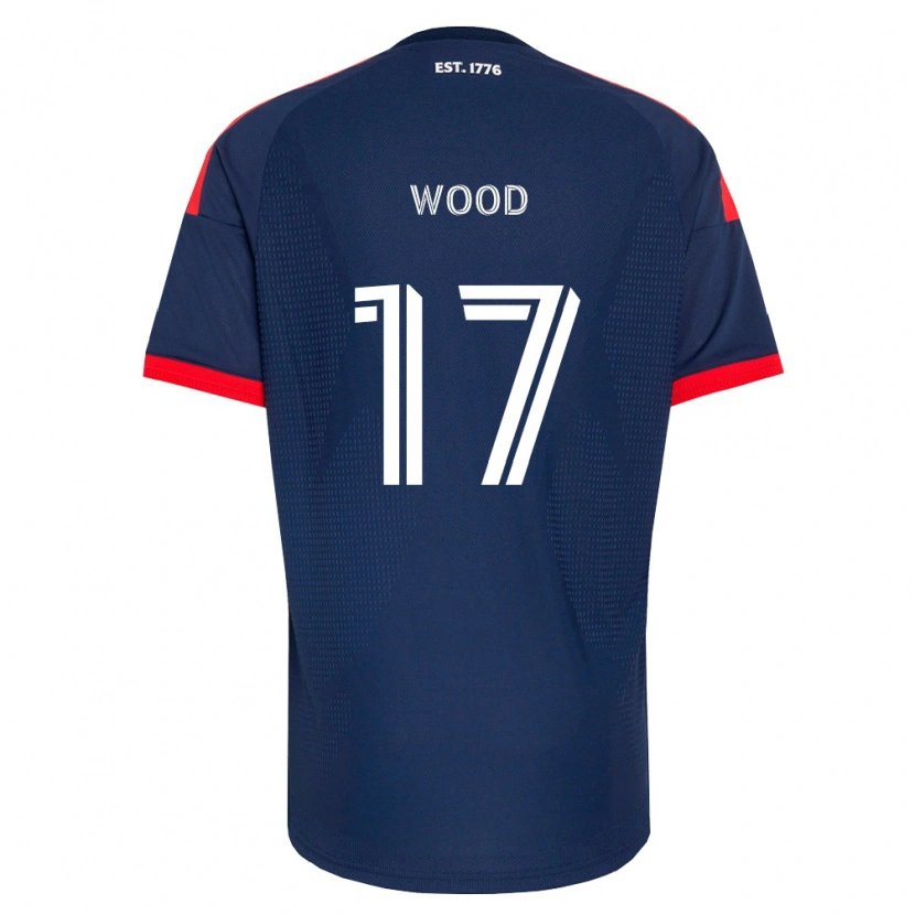 Danxen Criança Camisola Bobby Wood #17 Azul Real Vermelho Branco Principal 2026/27 Camisa Brasil