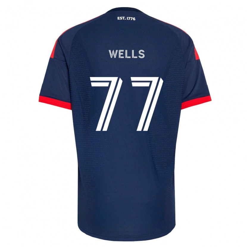 Danxen Criança Camisola Makai Wells #77 Azul Real Vermelho Branco Principal 2026/27 Camisa Brasil
