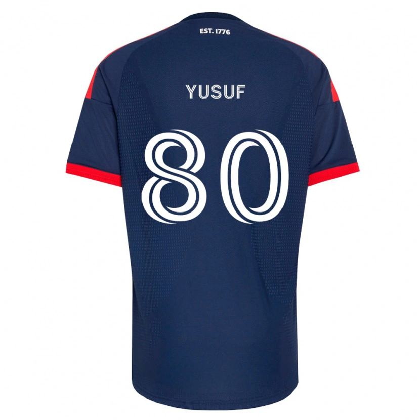 Danxen Criança Camisola Alhassan Yusuf #80 Azul Real Vermelho Branco Principal 2026/27 Camisa Brasil