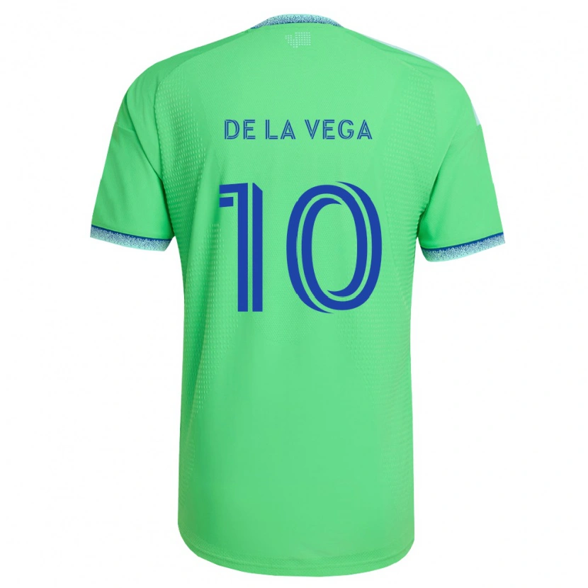 Danxen Criança Camisola Pedro De La Vega #10 Verde Azul Claro Principal 2026/27 Camisa Brasil