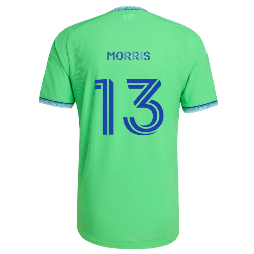 Danxen Criança Camisola Jordan Morris #13 Verde Azul Claro Principal 2026/27 Camisa Brasil