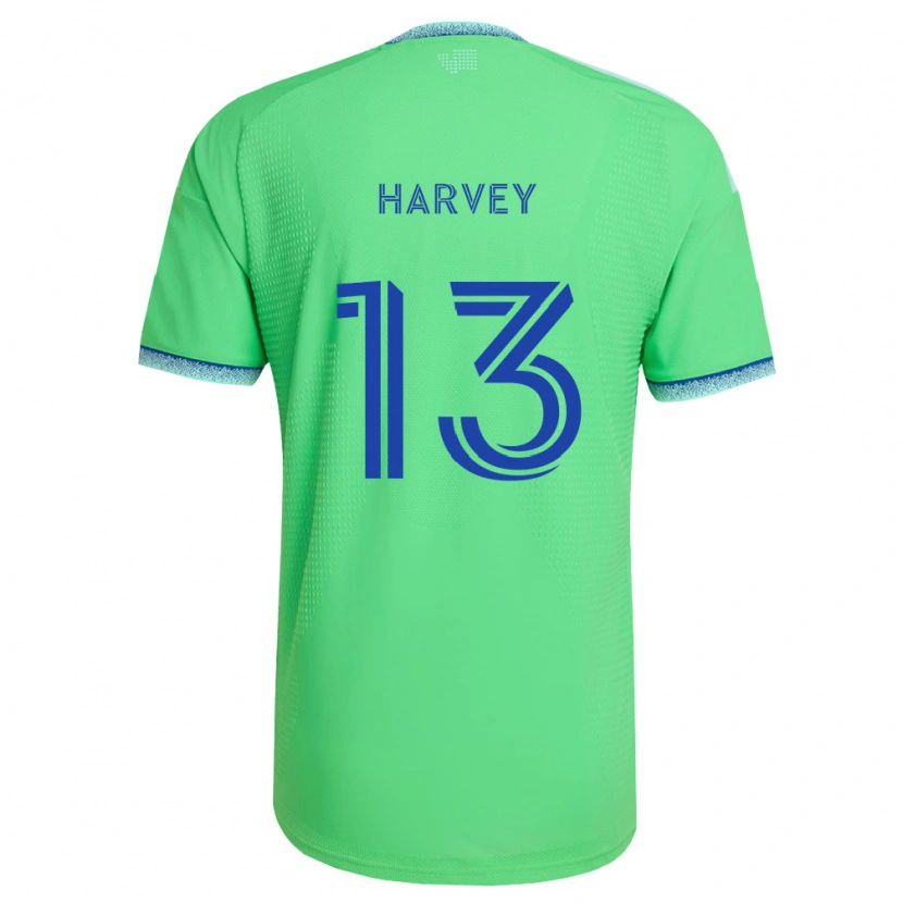 Danxen Criança Camisola Samuel Harvey #13 Verde Azul Claro Principal 2026/27 Camisa Brasil