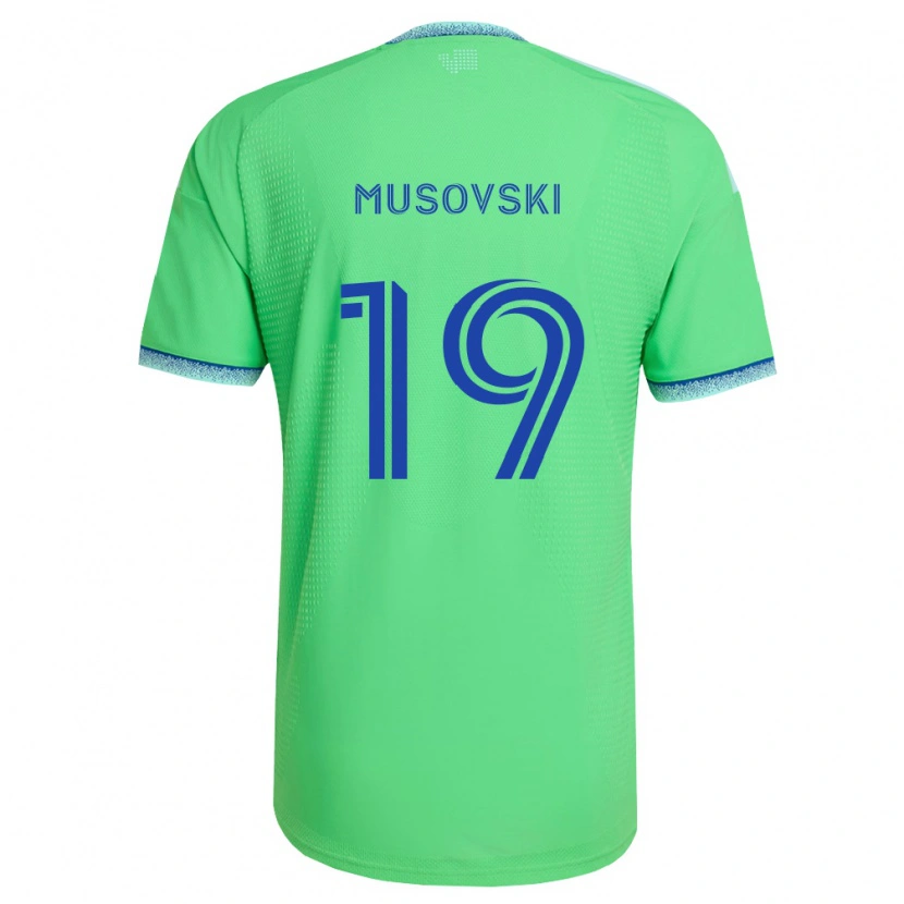 Danxen Criança Camisola Danny Musovski #19 Verde Azul Claro Principal 2026/27 Camisa Brasil