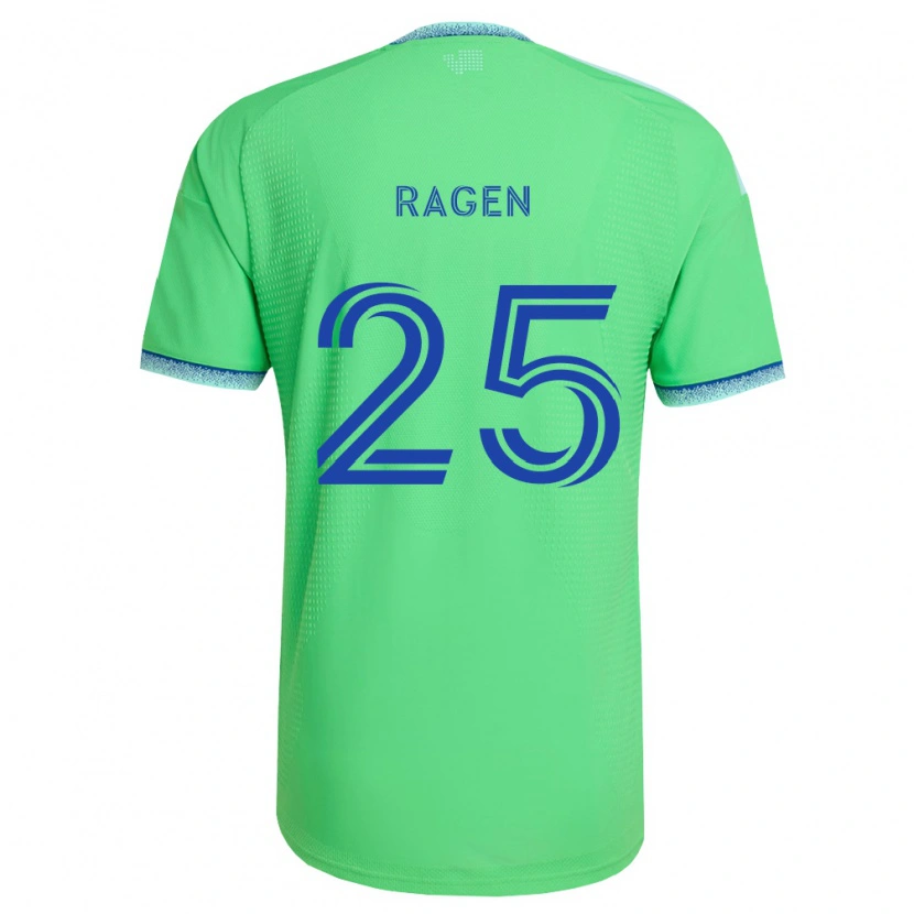 Danxen Criança Camisola Jackson Ragen #25 Verde Azul Claro Principal 2026/27 Camisa Brasil