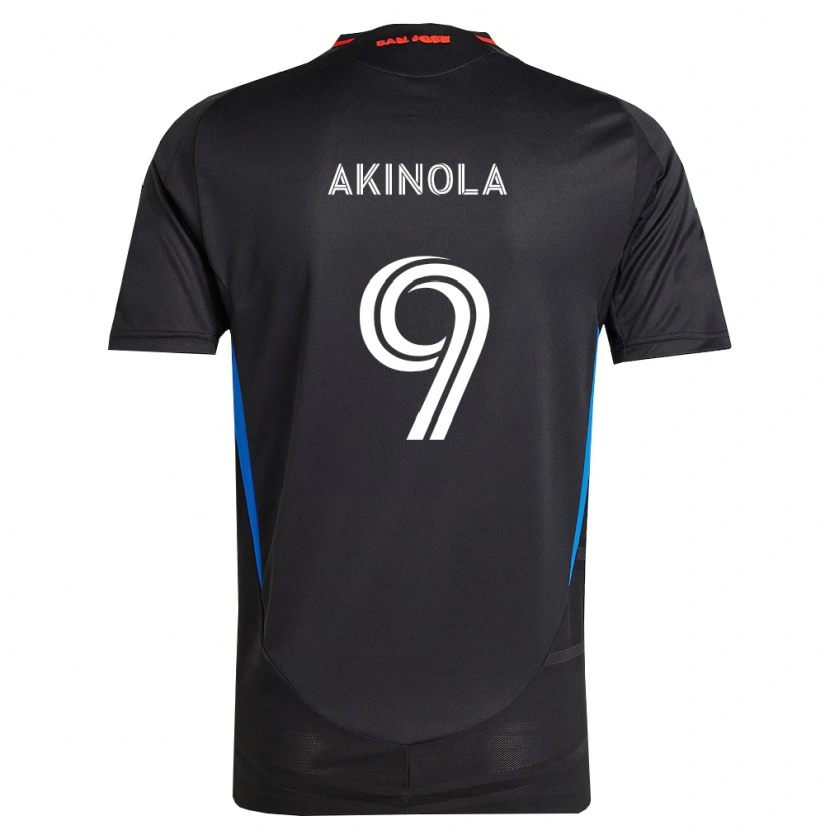 Danxen Criança Camisola Ayo Akinola #9 Azul Branco Preto Principal 2026/27 Camisa Brasil