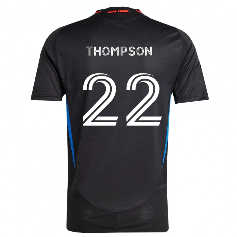 Danxen Criança Camisola Tommy Thompson #22 Azul Branco Preto Principal 2026/27 Camisa Brasil