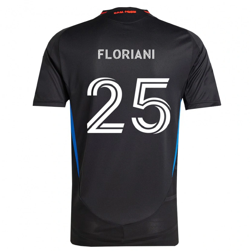 Danxen Criança Camisola Max Floriani #25 Azul Branco Preto Principal 2026/27 Camisa Brasil