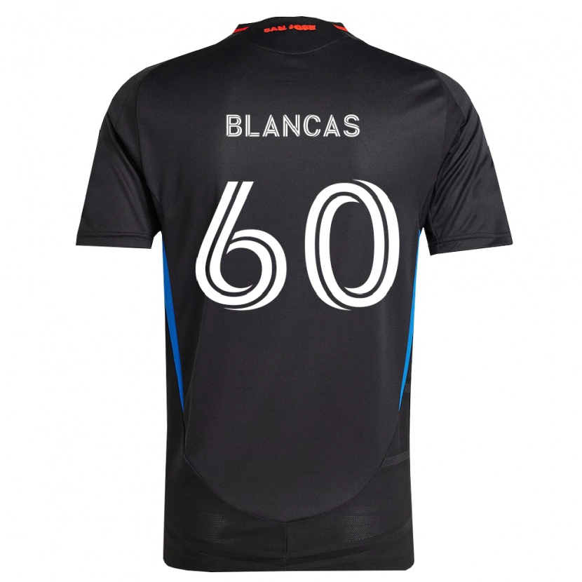 Danxen Criança Camisola Eduardo Blancas #60 Azul Branco Preto Principal 2026/27 Camisa Brasil