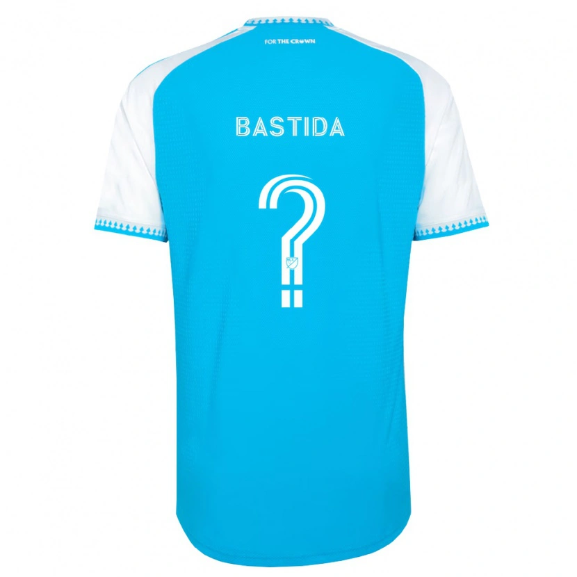 Danxen Criança Camisola Juan Martinez-Bastida #0 Azul Celeste Branco Preto Principal 2026/27 Camisa Brasil