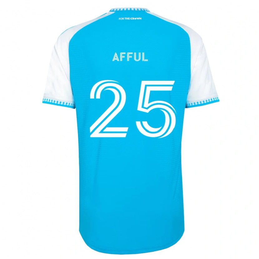 Danxen Criança Camisola Harrison Afful #25 Azul Celeste Branco Preto Principal 2026/27 Camisa Brasil