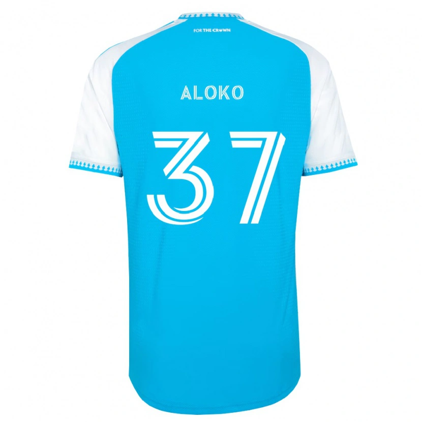 Danxen Criança Camisola Rodolfo Aloko #37 Azul Celeste Branco Preto Principal 2026/27 Camisa Brasil
