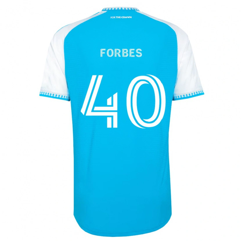 Danxen Criança Camisola Jahlane Forbes #40 Azul Celeste Branco Preto Principal 2026/27 Camisa Brasil