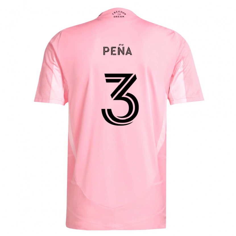 Danxen Criança Camisola Luciano Pena #3 Rosa Preto Principal 2026/27 Camisa Brasil