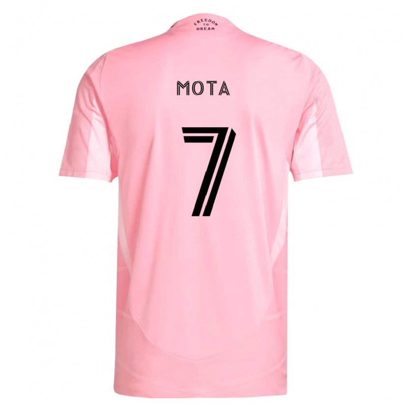 Danxen Criança Camisola Jean Mota #7 Rosa Preto Principal 2026/27 Camisa Brasil