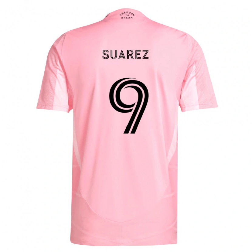 Danxen Criança Camisola Luis Suárez #9 Rosa Preto Principal 2026/27 Camisa Brasil