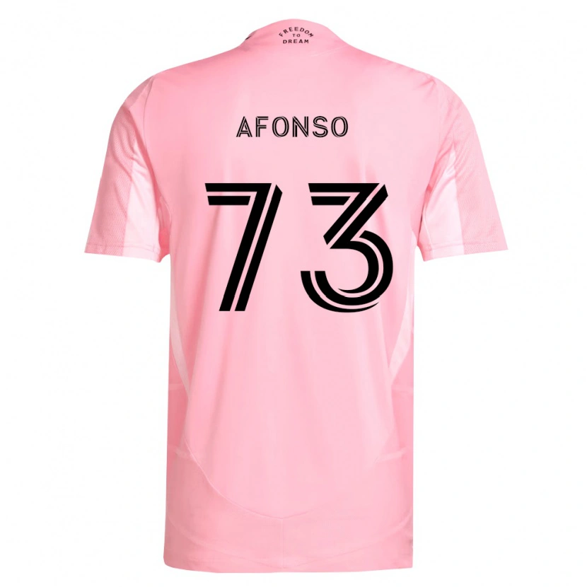 Danxen Criança Camisola Leo Afonso #73 Rosa Preto Principal 2026/27 Camisa Brasil