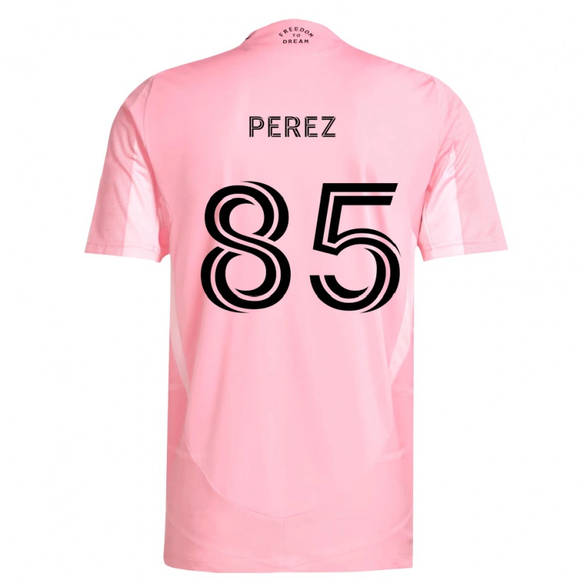 Danxen Criança Camisola Matthew Perez #85 Rosa Preto Principal 2026/27 Camisa Brasil