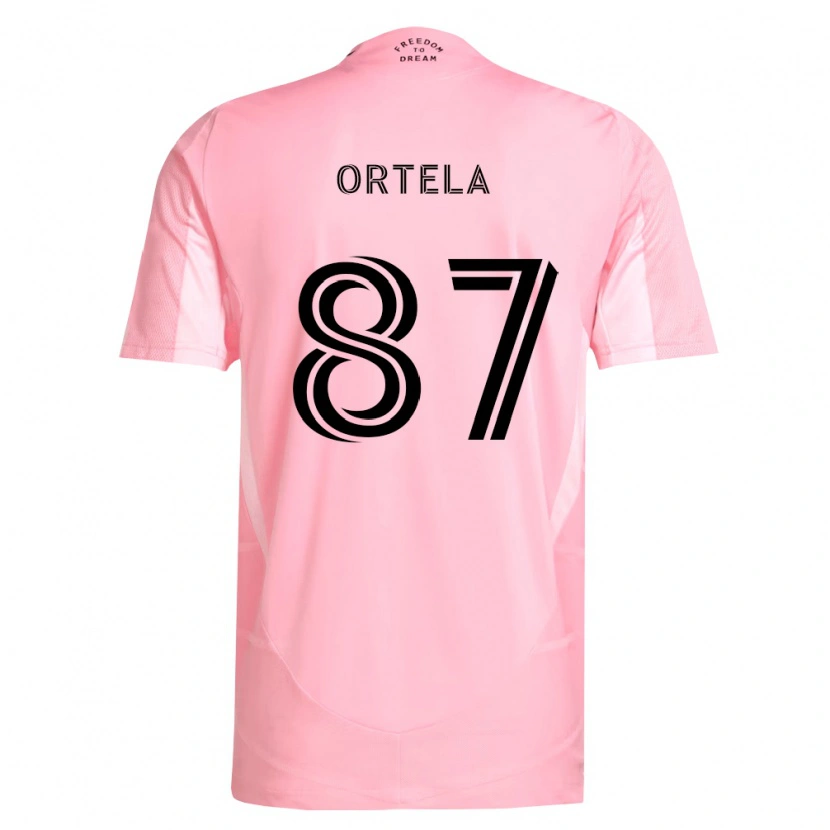 Danxen Criança Camisola Jerremy Ortela #87 Rosa Preto Principal 2026/27 Camisa Brasil