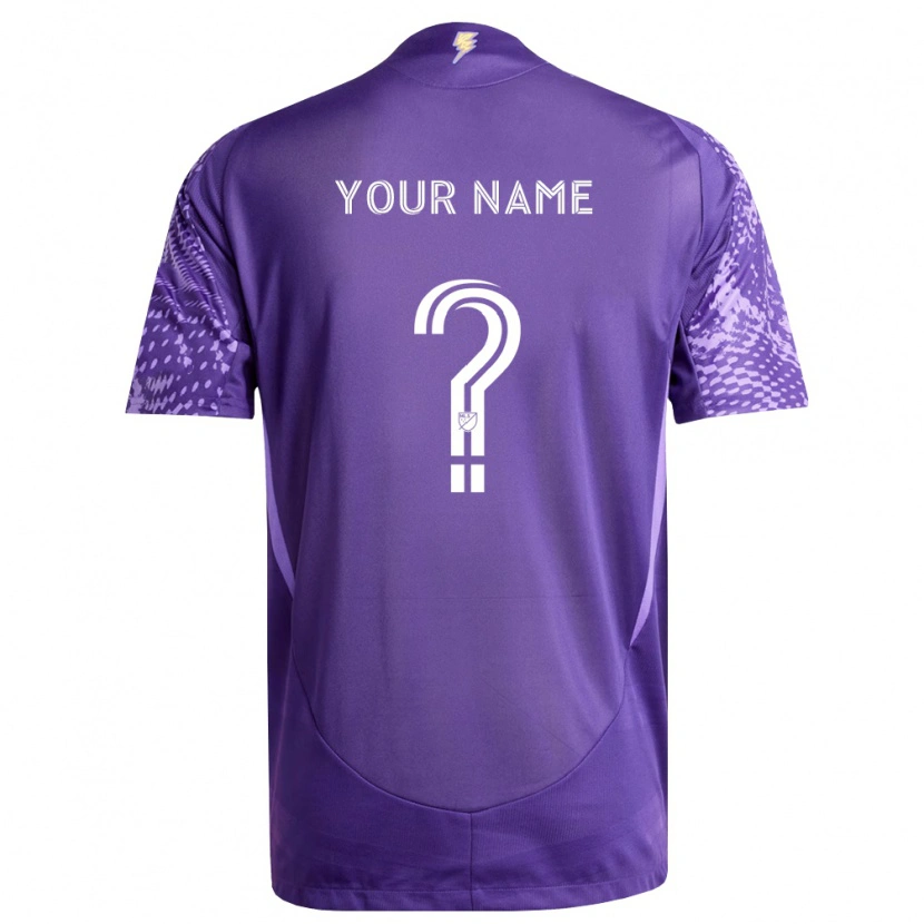 Danxen Criança Camisola Seu Nome #0 Roxo Branco Principal 2026/27 Camisa Brasil