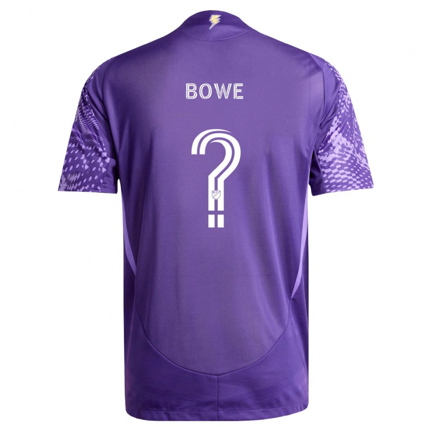 Danxen Criança Camisola Thomas Bowe #0 Roxo Branco Principal 2026/27 Camisa Brasil