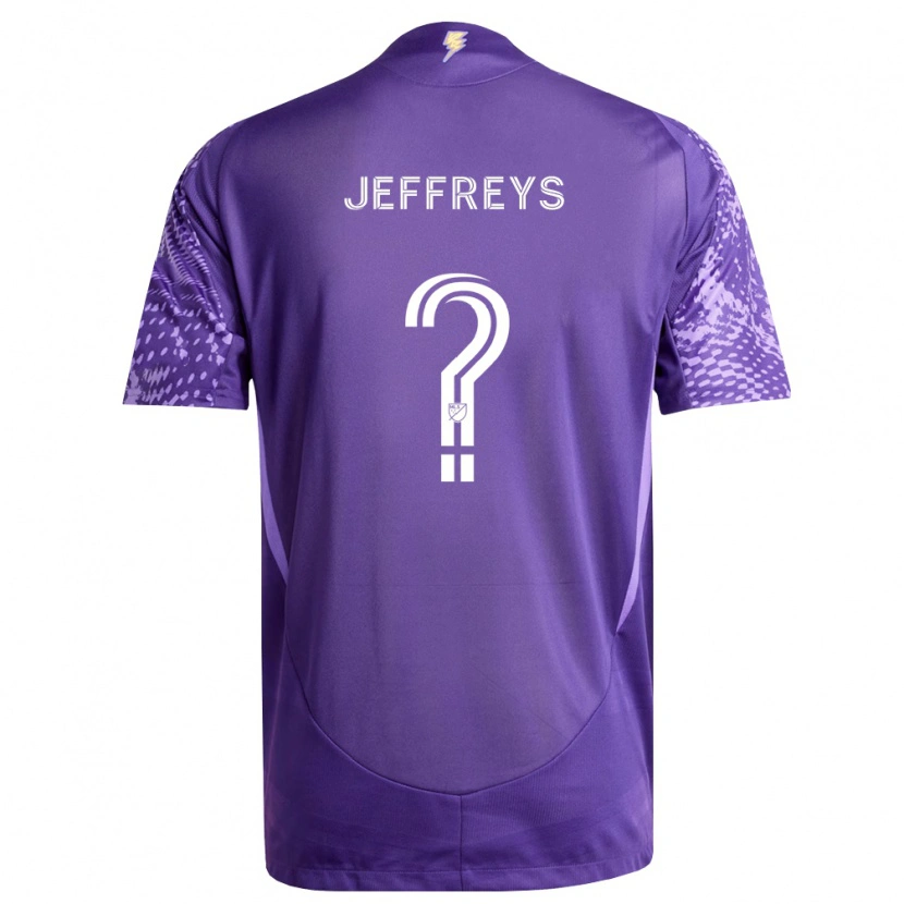 Danxen Criança Camisola Tj Jeffreys #0 Roxo Branco Principal 2026/27 Camisa Brasil