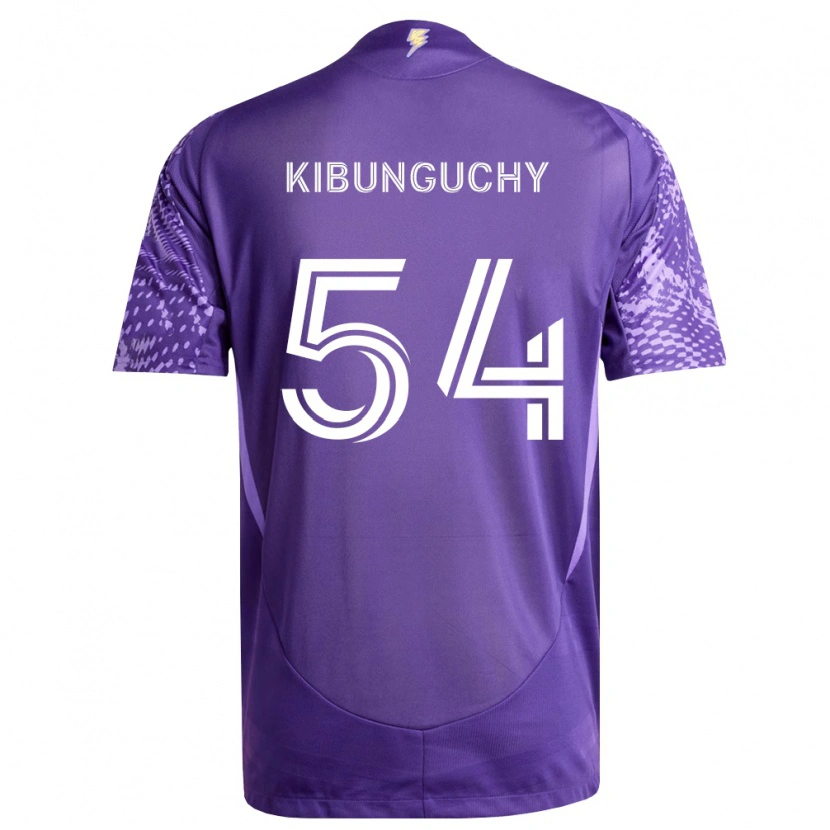 Danxen Criança Camisola Nabi Kibunguchy #54 Roxo Branco Principal 2026/27 Camisa Brasil