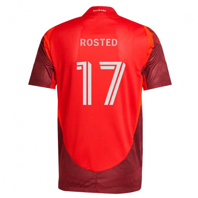 Danxen Criança Camisola Sigurd Rosted #17 Borgonha Vermelho Principal 2026/27 Camisa Brasil