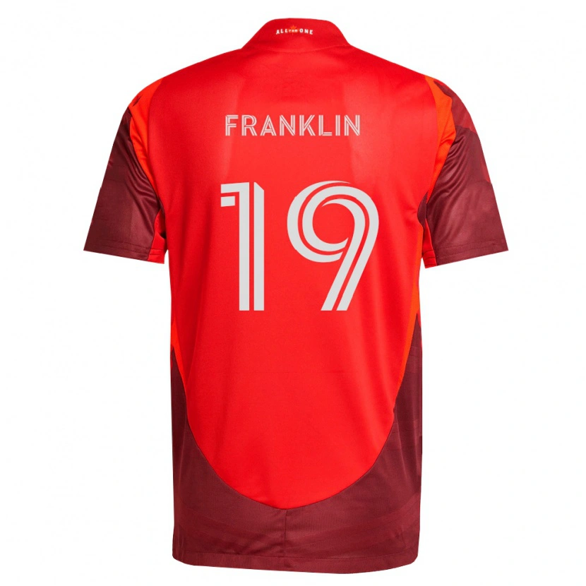 Danxen Criança Camisola Kobe Franklin #19 Borgonha Vermelho Principal 2026/27 Camisa Brasil