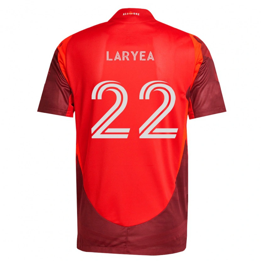Danxen Criança Camisola Richie Laryea #22 Borgonha Vermelho Principal 2026/27 Camisa Brasil